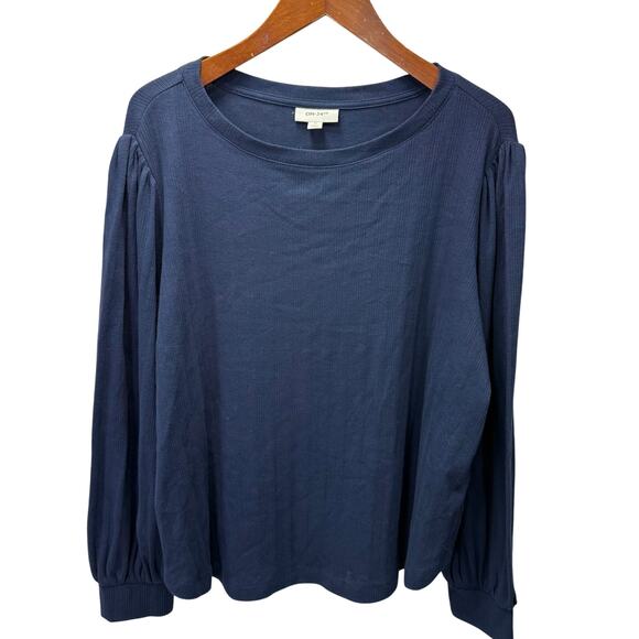 Macy's On 34th St. Plus Slub Top 2X Relaxed Fit NEW # G693 - Picture 3 of 7